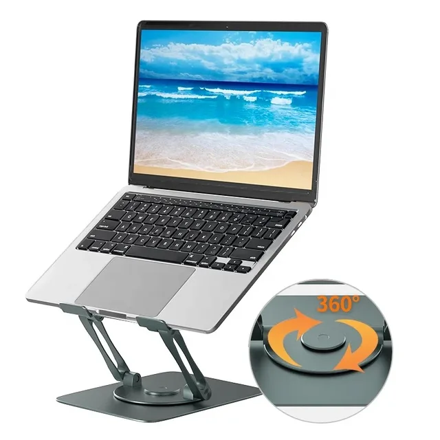 Hot selling Adjustable Height Ergonomic Laptop Riser Computer Stand Alloy Fits Laptops 10 15 17 inch Laptop Holder Desk Stand