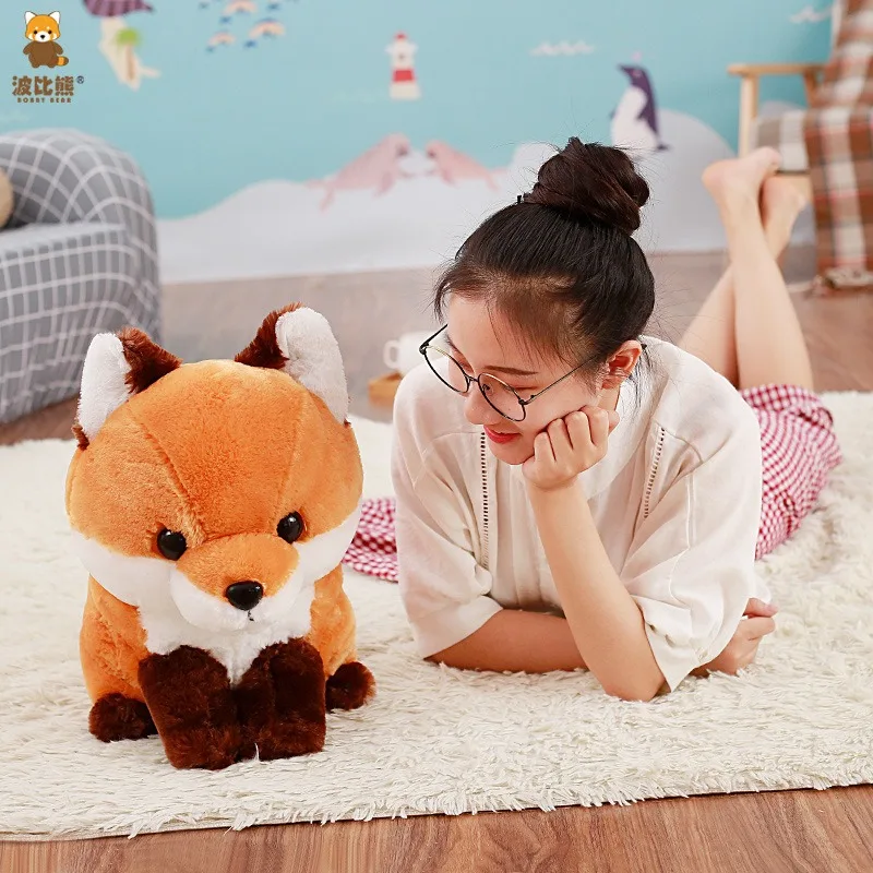 Kawaii fashion Plush Fox Bear Toy for Children