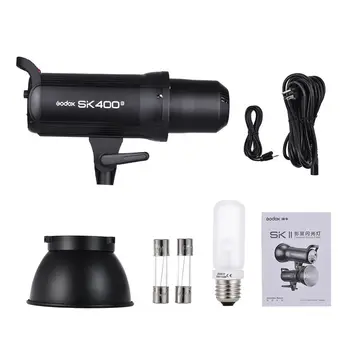 GODOX SK400II Professional Studio Light 400Ws Studio Flash Strobe Light Built-in 2.4G Wireless X System for Creative Shooting product image