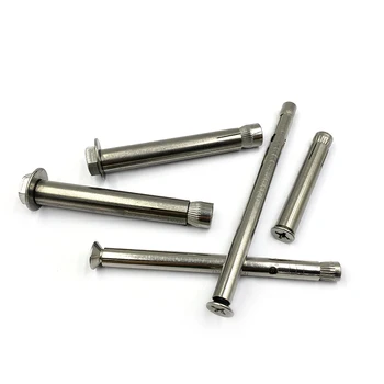 Verzinktes Blech 3 Mm Durch Bolzen Beton Keil Anker 1/4 3/8 1/2 5/8 3/4 Zoll Größen SS304 Anchor Links
