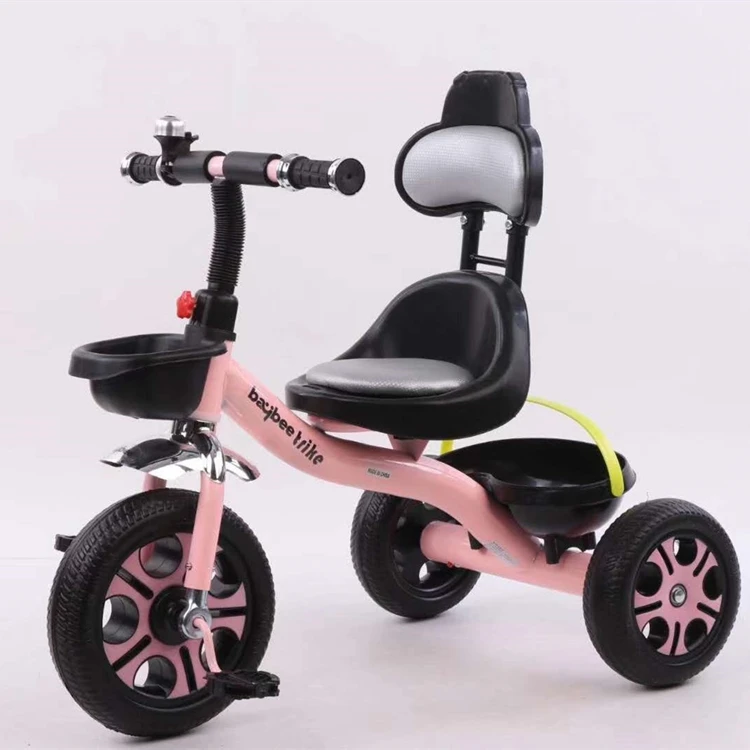 Triciclo de ruedas para niños, triciclo con asiento trasero alto, gran  oferta