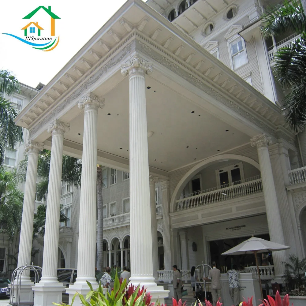 Elegant Design Stone Porch Columns Design