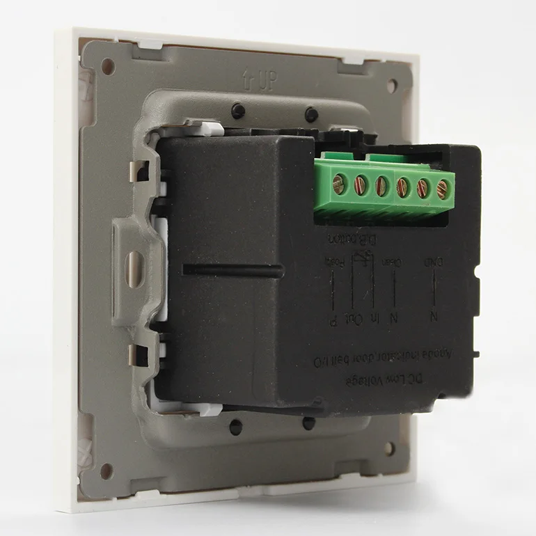 12V DC Smart Hotel Using Dry Contact Reset Doorbell Wall Switch With LED DND and MUR Display