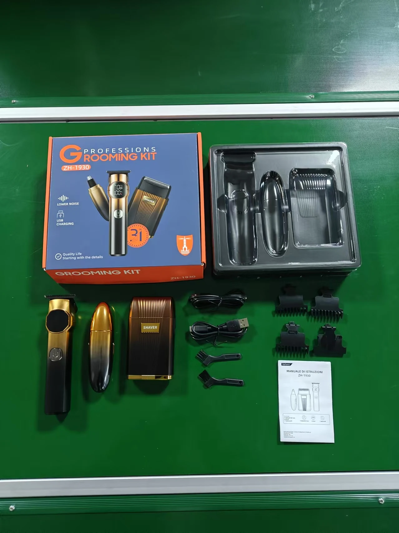 Wholesale Manufacturer's Compact 3-in-1 Electric Shaver Hair Clipper and Shaving Machine for Home RV and Hotel Use details