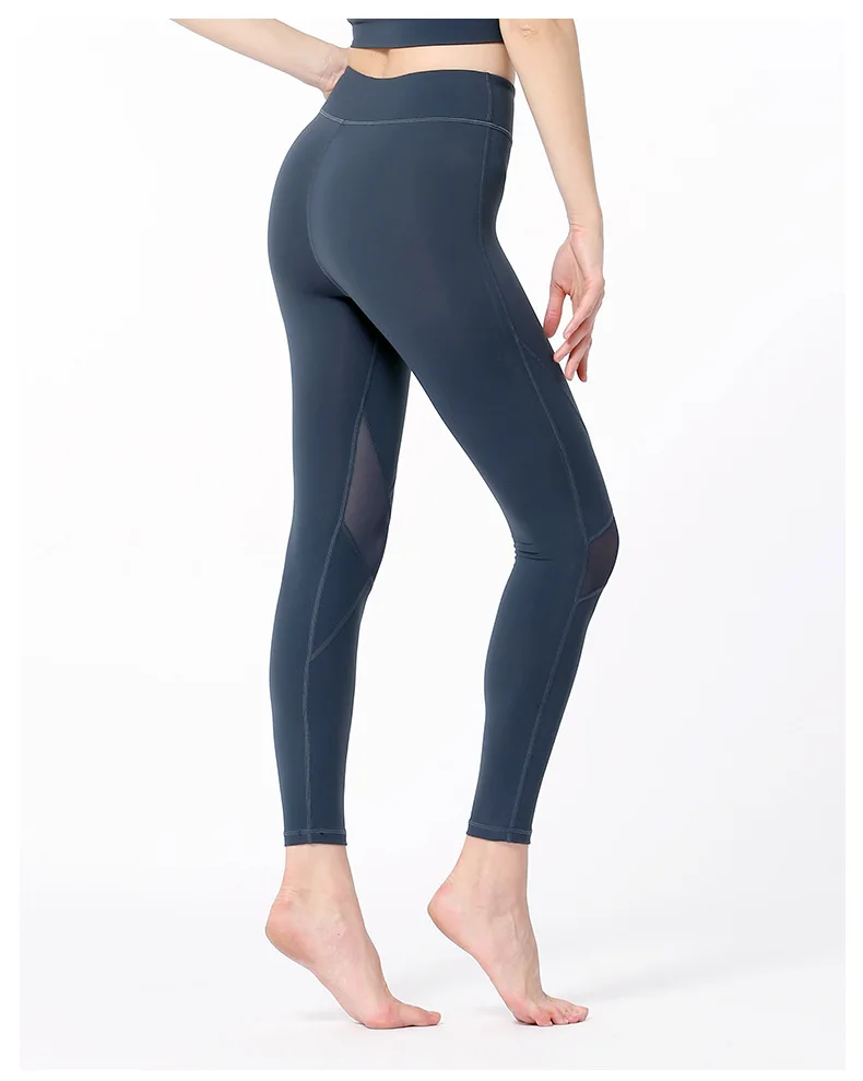 健身瑜伽裤定制瑜伽裤带口袋瑜伽裤尼龙氨纶