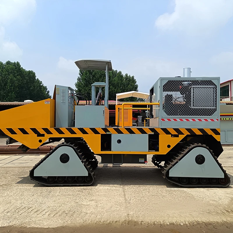 Slipform curb and drain paver, 2 m paving width