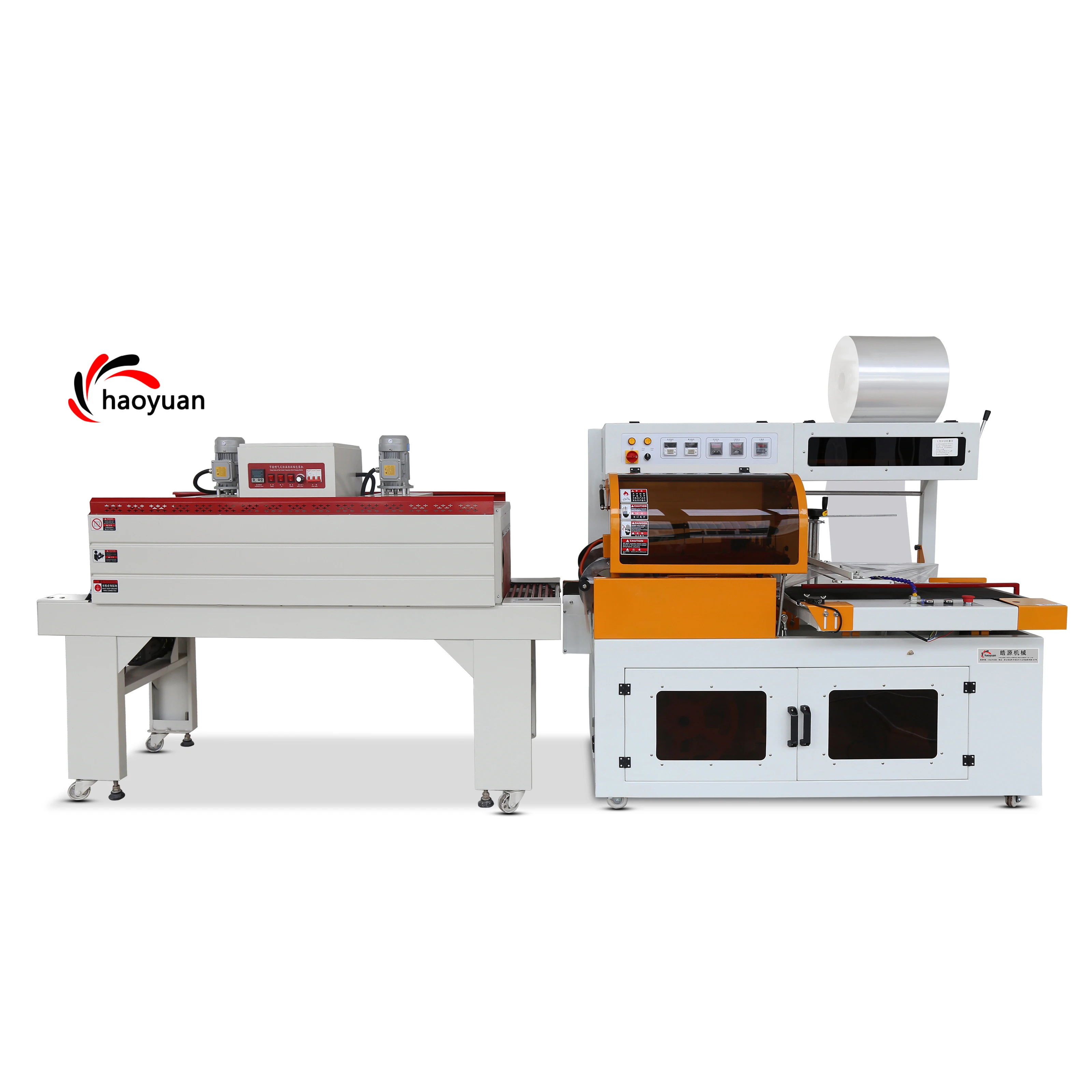 FQL-450 Automatische Schrumpffolien verschweißende Maschine Schrumpftunnel System