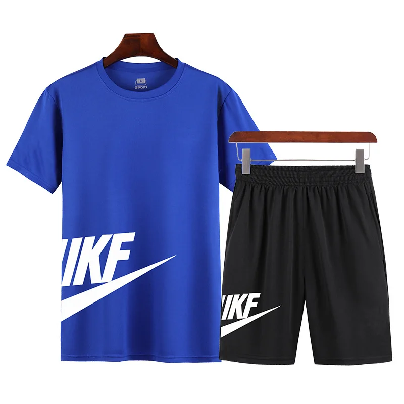 Custom Personalized Summer Men Short Sleeves Blue T-Shirts Uniform