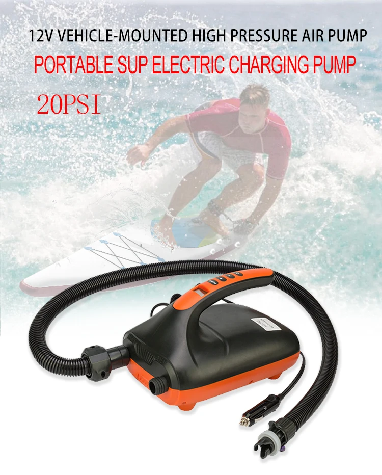 12v Electric Isup Pump 16psi Fast Inflation For Sup Board Air Pumps Sup