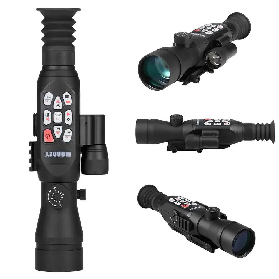 Night Vision Scope NVE-E50-II/Plus Digital Range Finder, 1080P HD