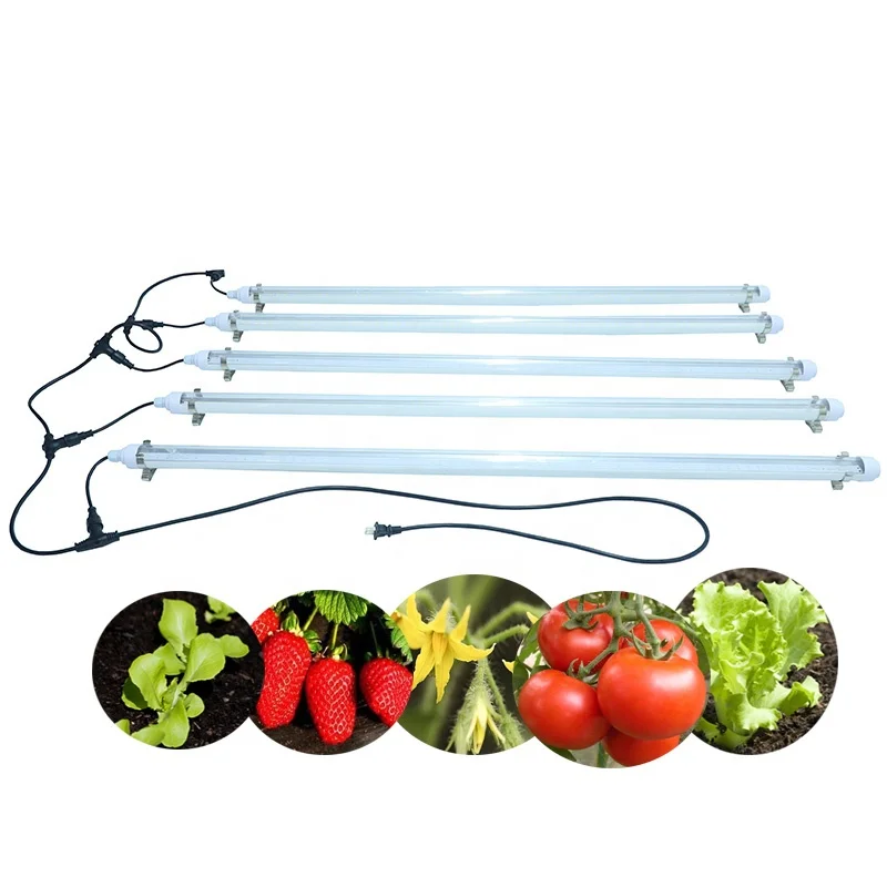 Waterproof T8 Led Plant Grow Tube Light Full Spectrum 660nm 730nm 3500k