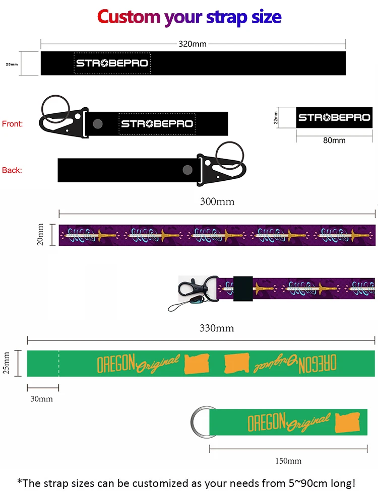 High Quality Customised Lanyard Short Double Sided Recycled Lanyard ...