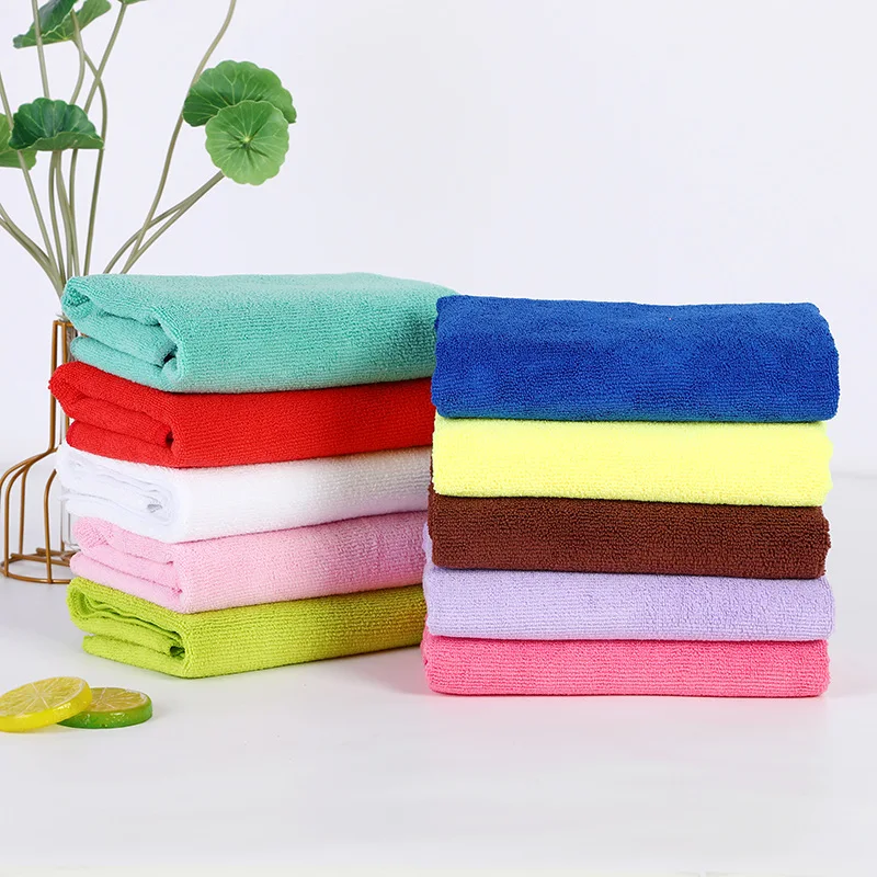 Premium Custom Logo And Color 30*30cm Microfiber Cleaning Cloth