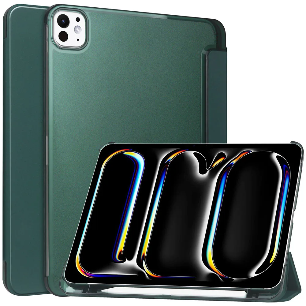 Pure Colour Tablet Case For Ipad Pro 13 2024 Multiple Colors Simple Business Precision Hole Anti Fall Pbk230 Laudtec