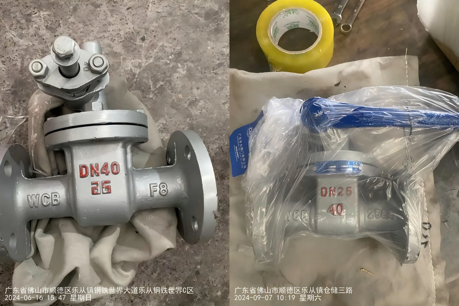 DKV Carbon Steel Parallel Slide Blowdown Valve PN40 WCB Flange