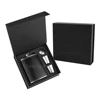 CF-HF-40( Black PU leather hip flask)