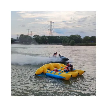 Pool Inflatable Toys Giant Inflatable Towable Water Sports Inflatable Flying Disco Boat Water Toy Crazy Ufo Aqua Twister