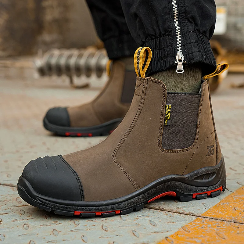 【月曜取消】SUNSEA One-sidegore Boots/3 L603-1 No Lace Design Safety Boots Black , Nubuck Leather Smash