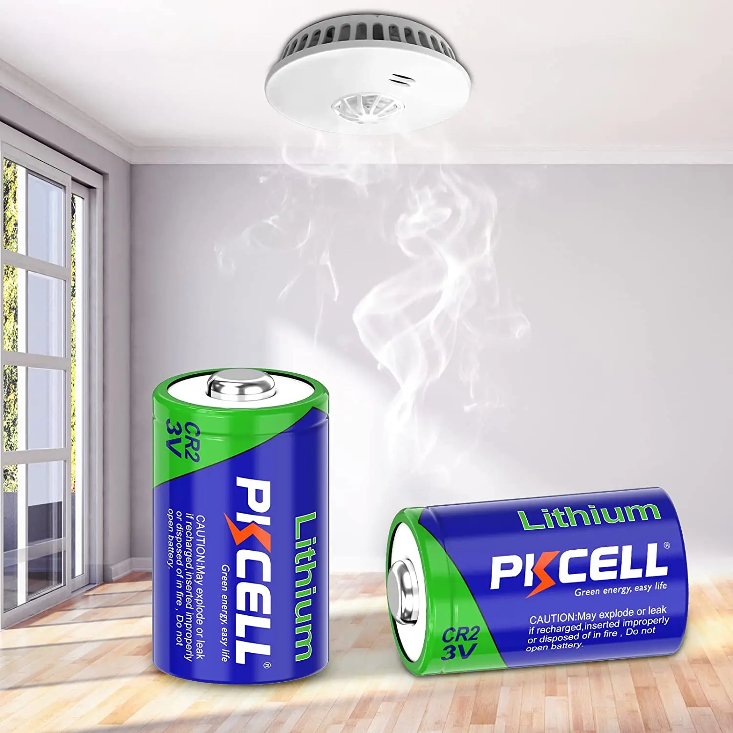 PKCELL 3v Battery Cr2 Cr15h270 Lithium Battery for Electric Camera