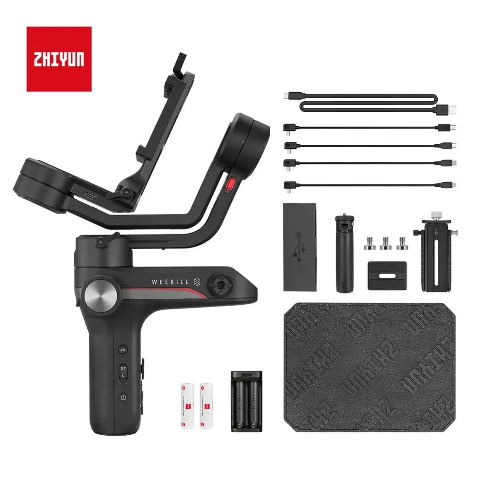 Zhiyun Weebill S ポータブル3軸ハンドヘルドジンバルスタビライザー