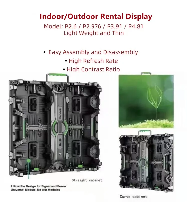 Most Popular P3 P3.91 P4.81 Waterproof Stage Outdoor Rental Video Wall