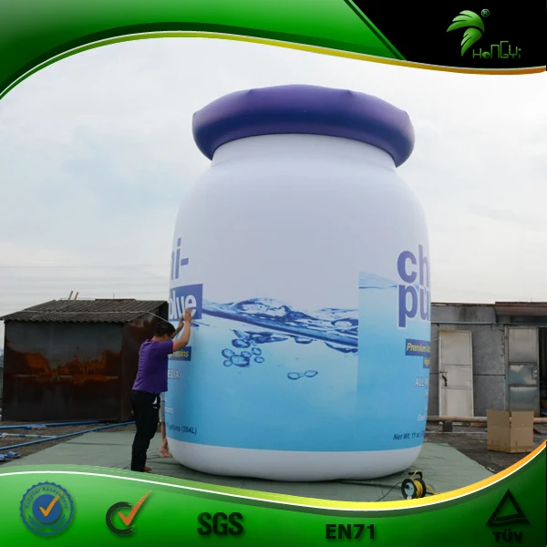 Custom PVC Inflatable Bottle Advertising Inflatables Can Giant Inflatable Milk Carton for Event Decoration