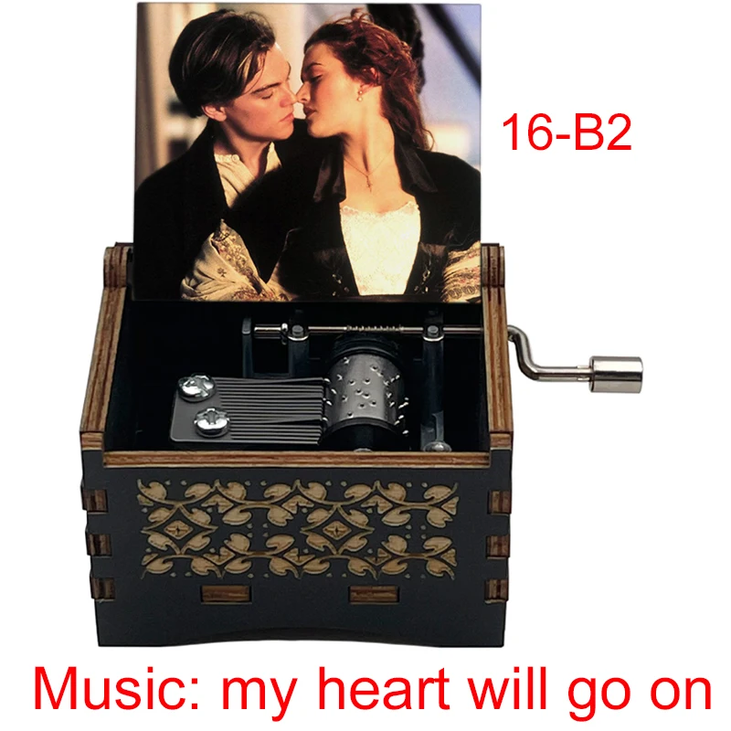 Romantic My Heart Will Go on Music Box - Titanic Souvenir