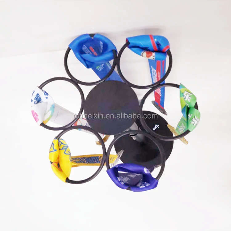 Rotating Medal Display Hanger Rack with Adjustable Stand Medal Storage Hanging Display