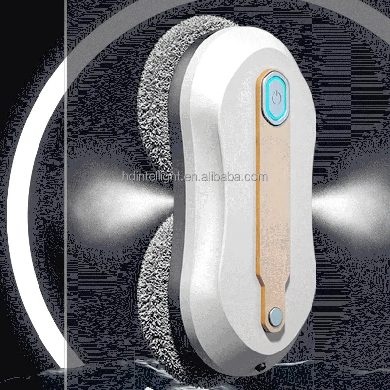 HuiDi Portable Robotic Window Cleaner Automatic Glass Cleaning Robot Vacuum Cleaner With Remote Control