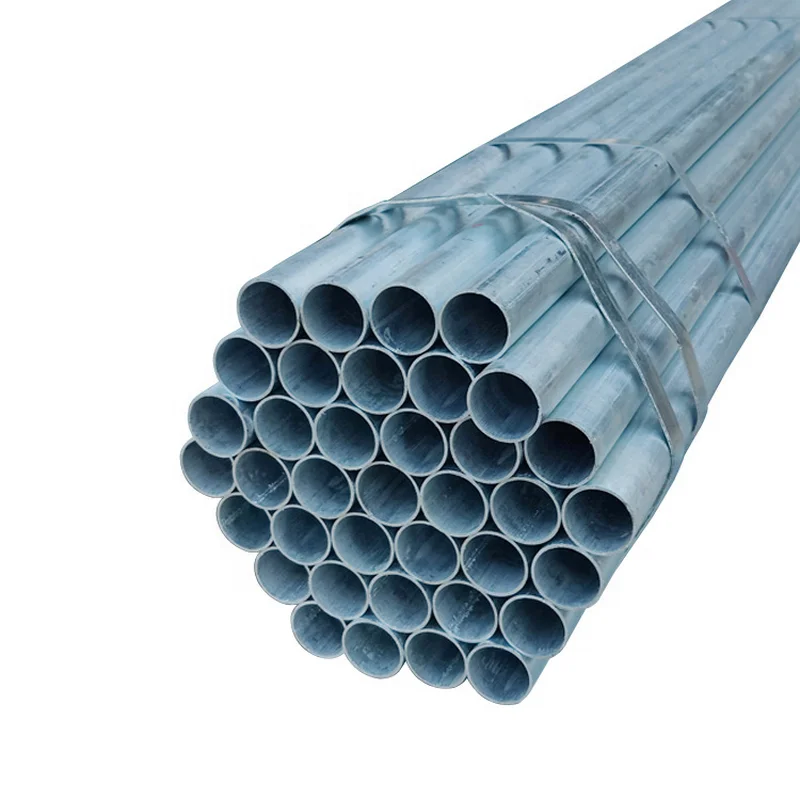 Direktang pagbebenta ng pabrika ng mataas na kalidad na pre-galvanized structural steel pipe 1/2''-4'' straight seam welded galvanized steel pipe