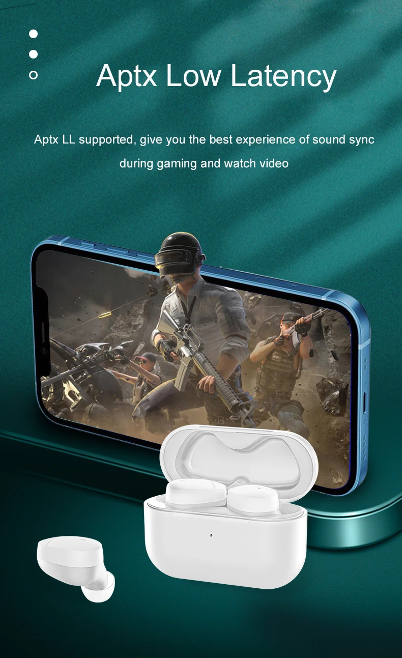 Qcc 3040 Earbuds With Anc Tws Wireless Stereo Waterproof Wireless