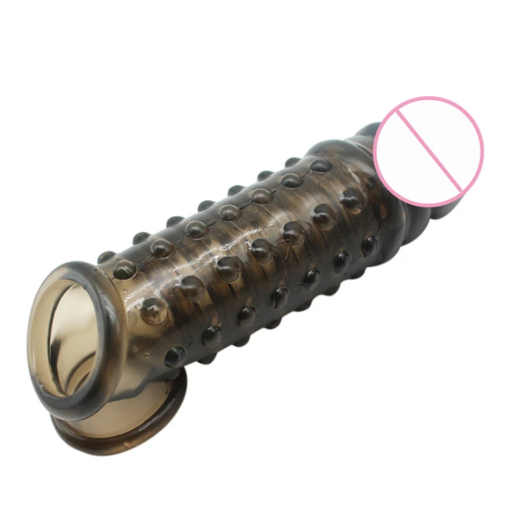 Manicotto o preservativo in silicone riutilizzabile per uomo a struttura morbida Manicotto o preservativo in silicone riutilizzabile per uomo a struttura morbida