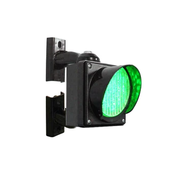 FAMA 1 Unit Mini Plastic Housing Traffic Lights 100mm LED Red Green Yellow with Spider Web Lens