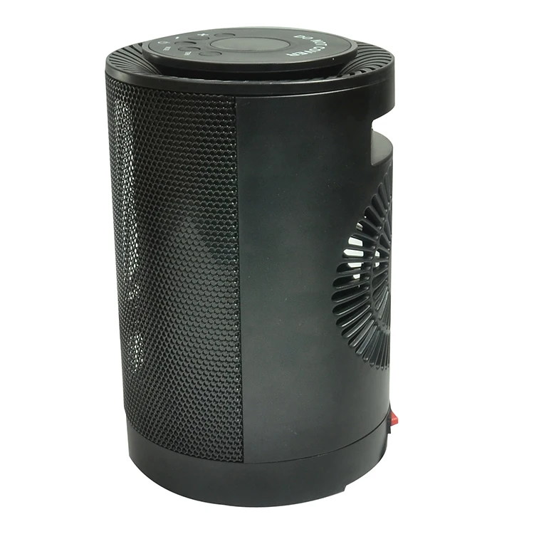 Table  Round Portable Electric Digital PTC Ceramic Fan Heater with LED Display