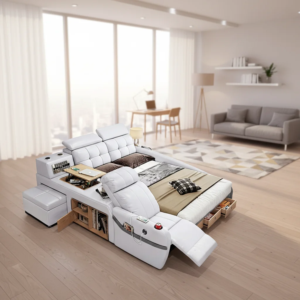 新着 多機能 マッサージベッド 人気デザイン モダン 電動