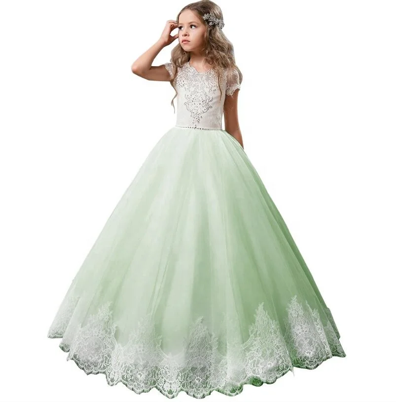 Buy HANGON Teens Girls Princess Dress Children Evening Party Dress