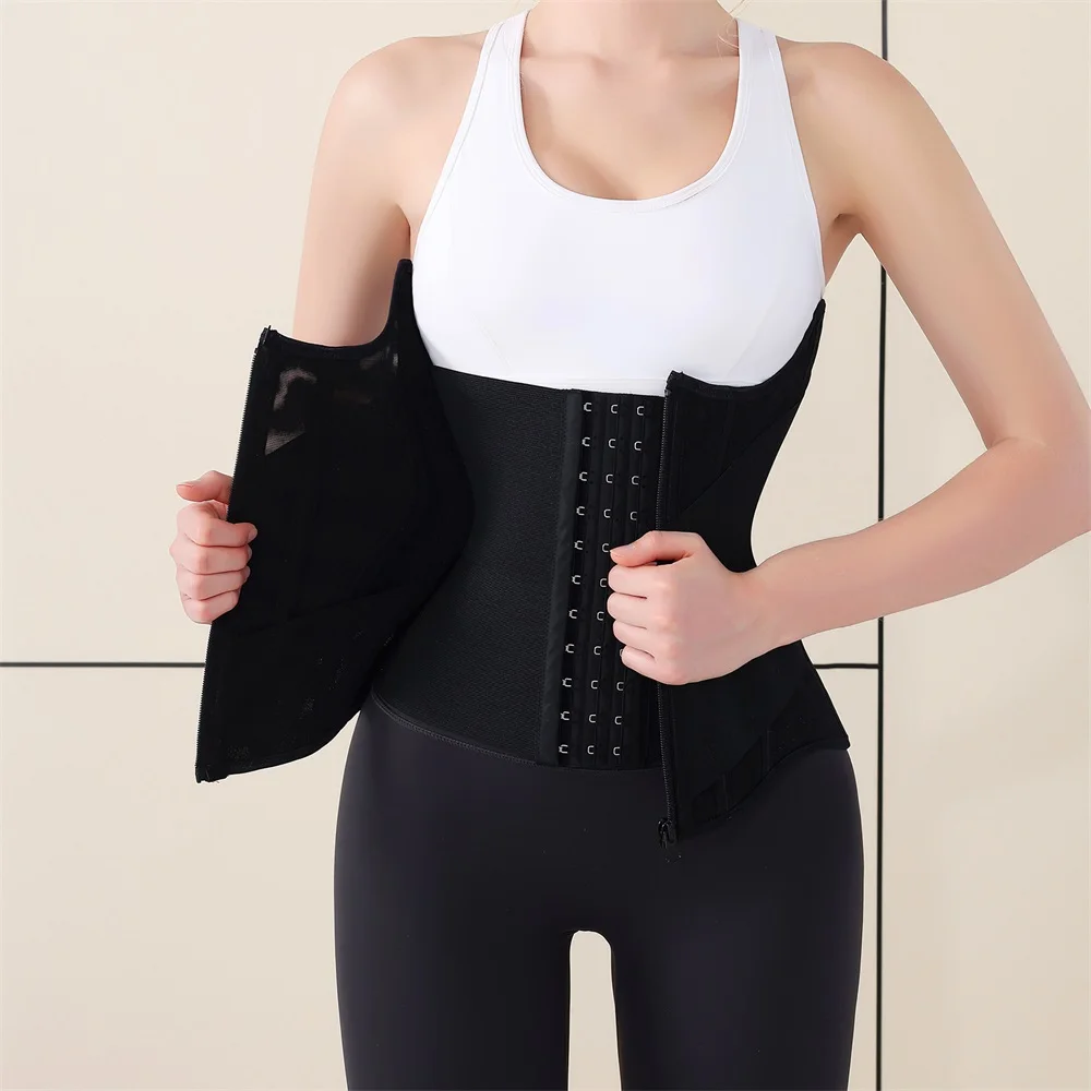 Zipper Waist Cincher Trimmer Wrap Girdle Full Body Corset Waist Trainer Shapewear Trimmer Shaping Tummy Control Shaper for Women supplier