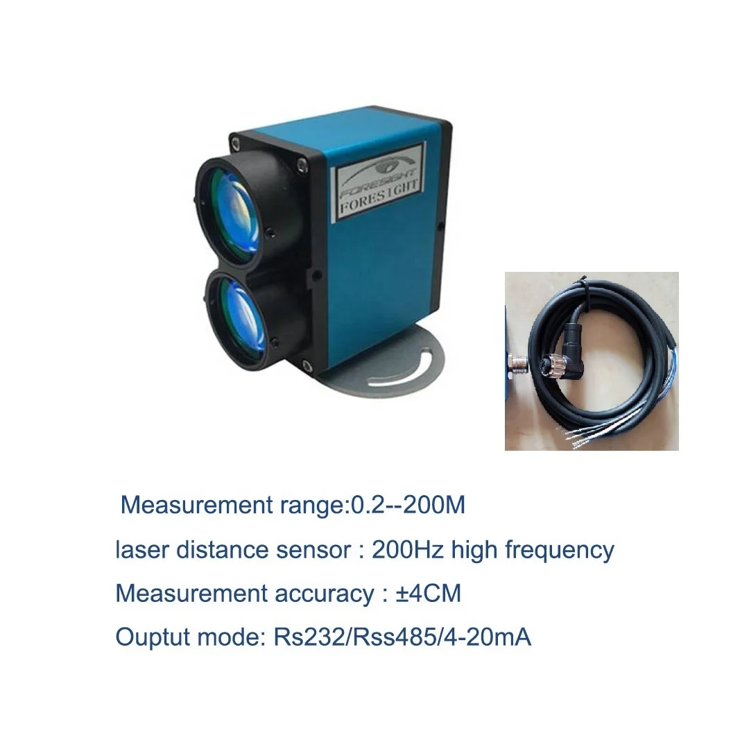 Distance Measurement 0-500m  High Frequency Measurement and RS485 Communication Laser Distance Sensor  for Steel Slab Detection
