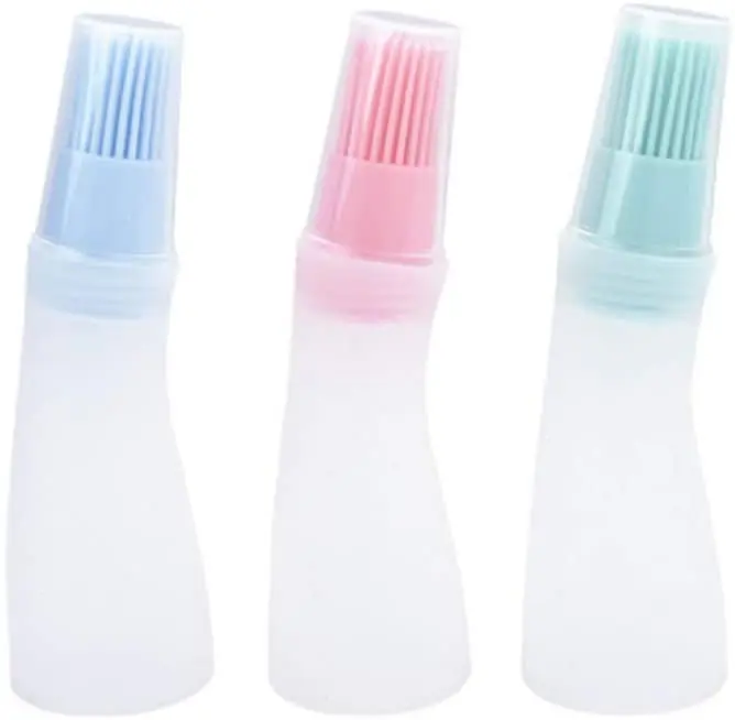 Dishwasher Safe Heat Resistant BBQ Silicone Oil Brush, High Temperature Silicone Oil Bottle Brush Barbecue Baking Cake Brush details