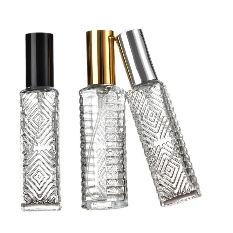 Mini 12ml Perfume Decant Glass Bottle Refillable Clear