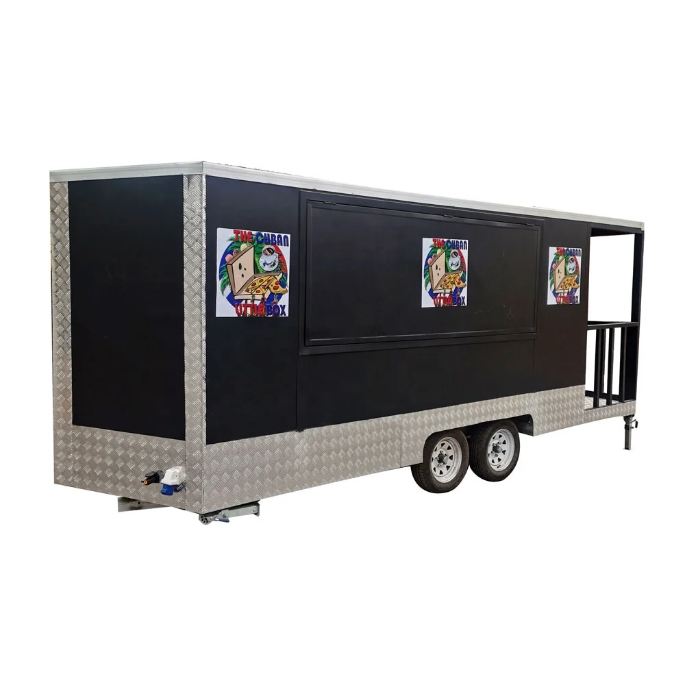 TUNE Coffee Truck Cart Fast Food Machine Fruit Carts Food Trailer with Freezer for Sale