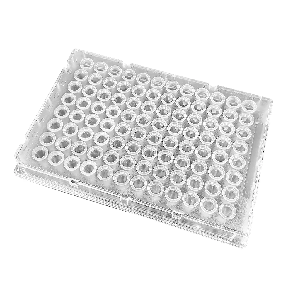 Laboratory Consumables Well Pcr Transparent Reaction Plate Buy Factory Direct V Bottom