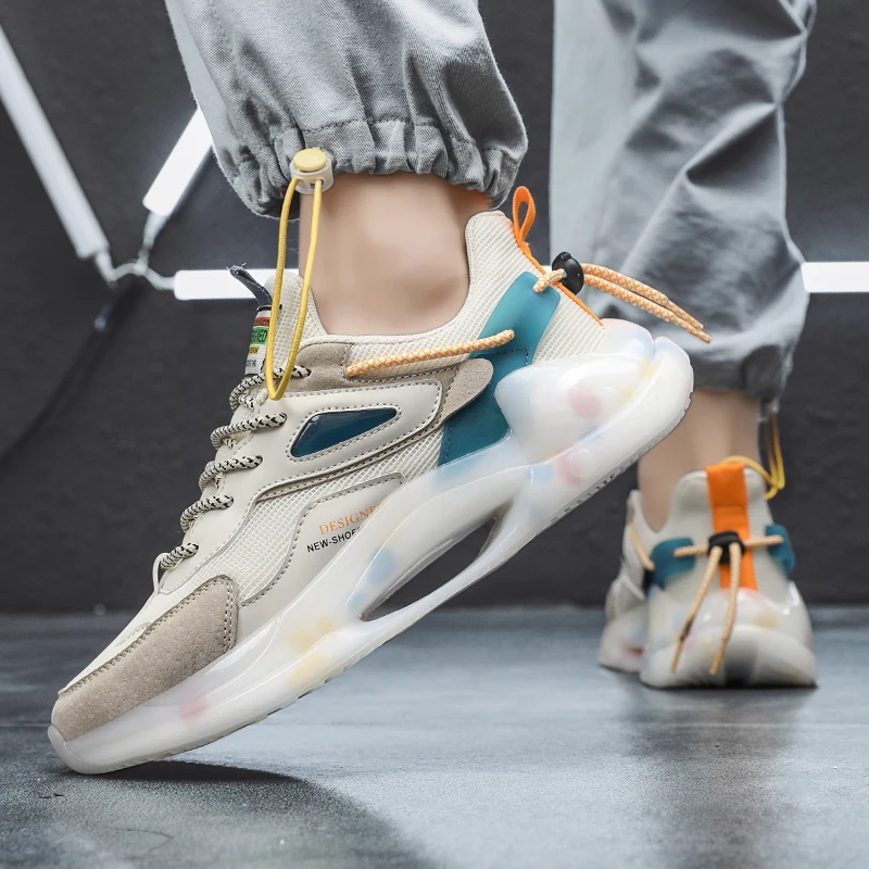 Fashion Men Running Shoes Zapatos Hombre Breathable Light Sports Walking  Casual Shoes Training Sneakers