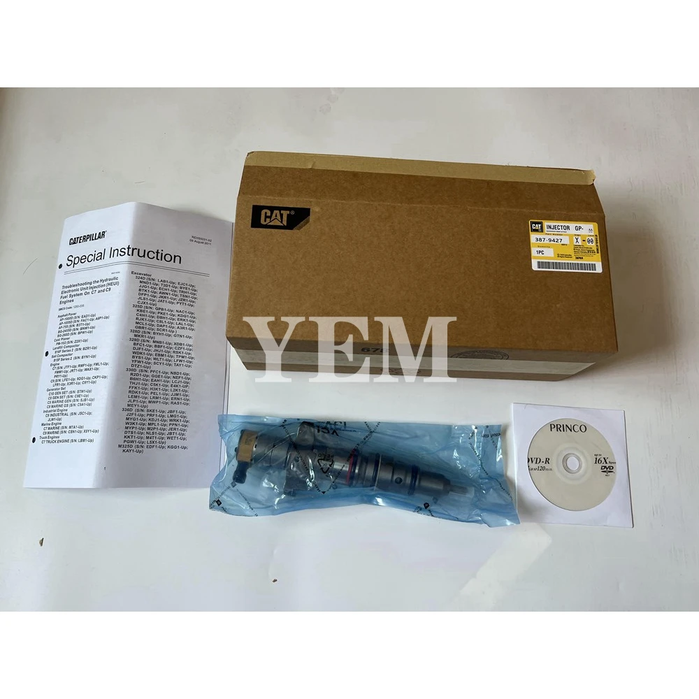 Engineering Machinery Part C7 Fuel Injector 387-9427 for Engine Rebuild Kit 2