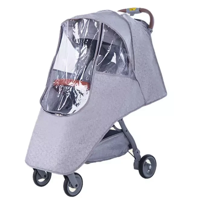 Stroller Cover Weather Shield Universal Waterproof Protection Umbrella Wind Dust Cover Stroller Rain Cover