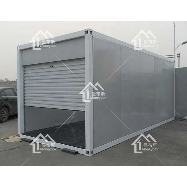 Prefabricated Steel Container Garage Prefab Container Carport Single