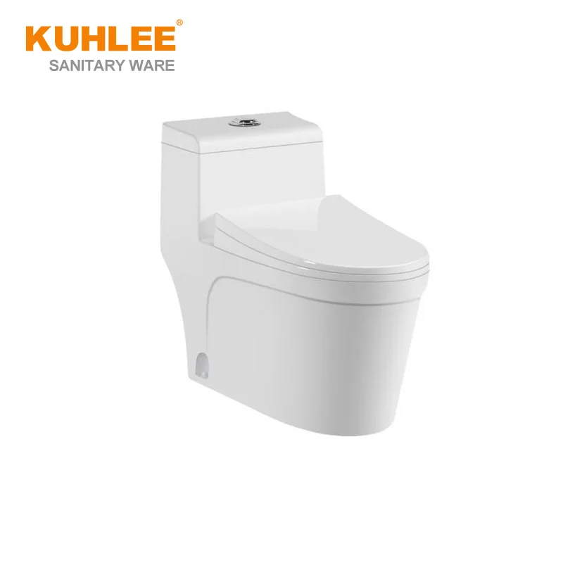 Popular Design Toilet For Hotel Bathroom Ceramic Exquisite Shape WC Piss Washdown One Piece Toilets