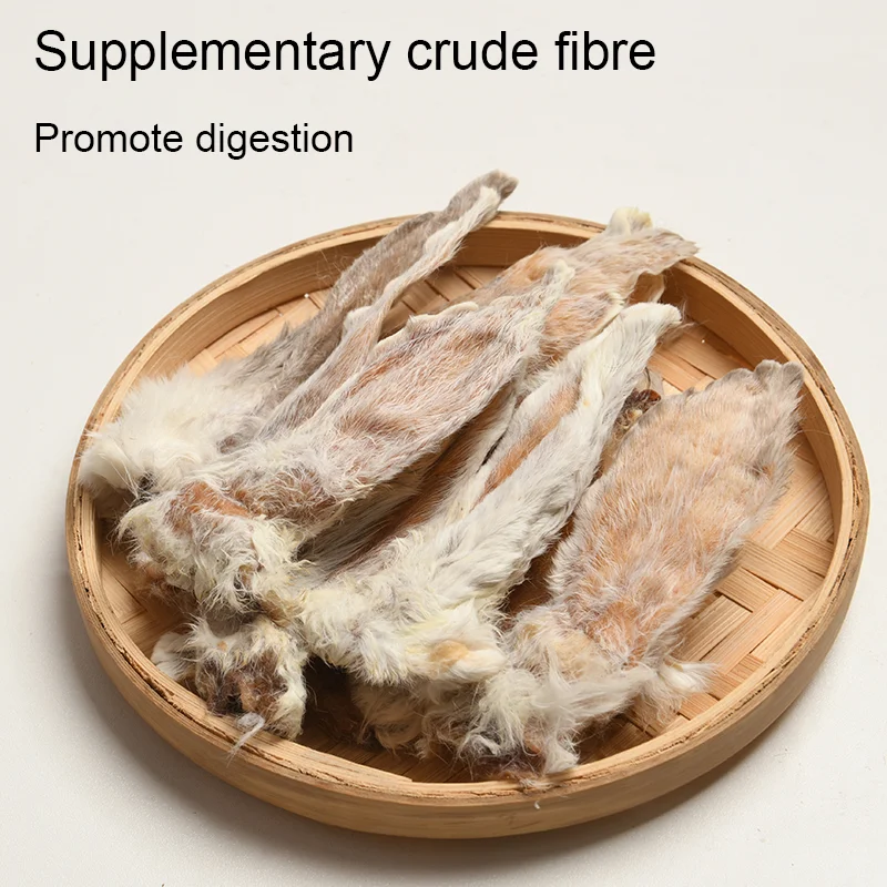 Rabbit Ears Meat Dog Food Meat Pet Treat Ears Delicious Pet Food Rabbit