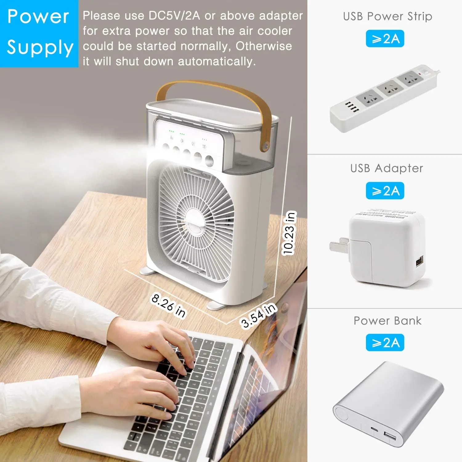 Portable Air Conditioner Fan For Garage Cooling Durable Design_voghion.com