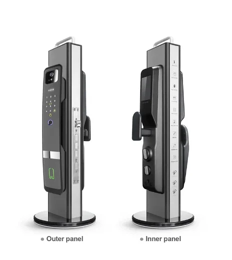 Hr20 3D Facial Recognition  Automatic Tuya App Smart Door Lock with Camera with Anti Pry Functions